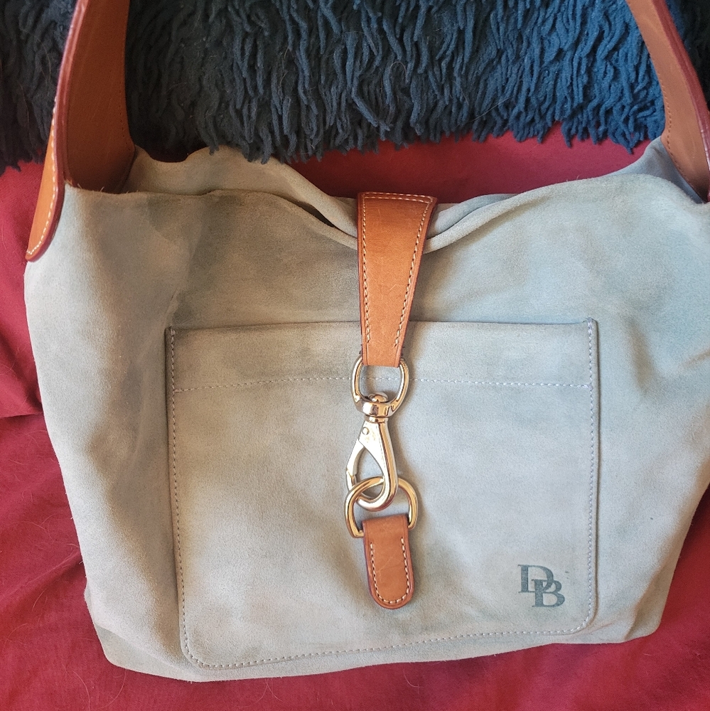 Light blue Suede Dooney & Bourke.